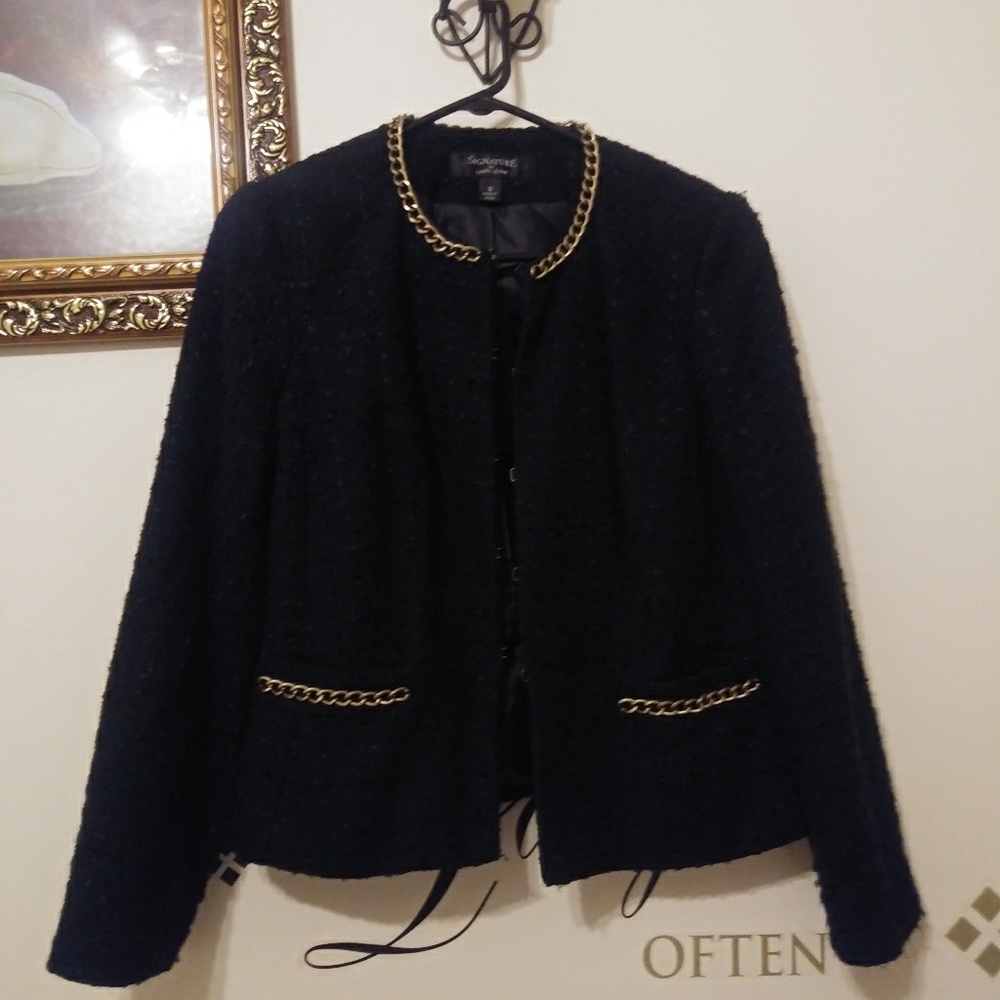 2 pc skirt and jacket suit